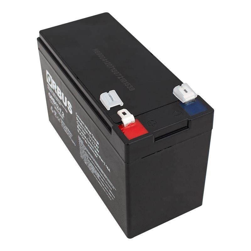 Orbus ORB12-7.2 12 Volt 7.2 Amper Akü Yeni Tarihli Taze Akü 150x65x90 Mm