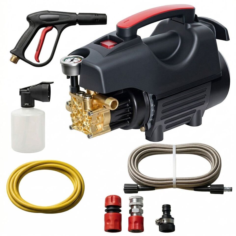 Powermaster PM-37733 Araç Yikama Maki̇nesi̇ Basınçlı Oto Yıkama Makinası