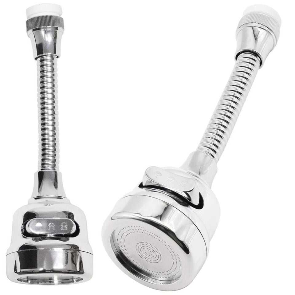 Ayt Sunup SN-27117 3 Kademeli Tasarruflu Universal Mutfak Musluk Başlığı Musluk Tayzik Aparatı