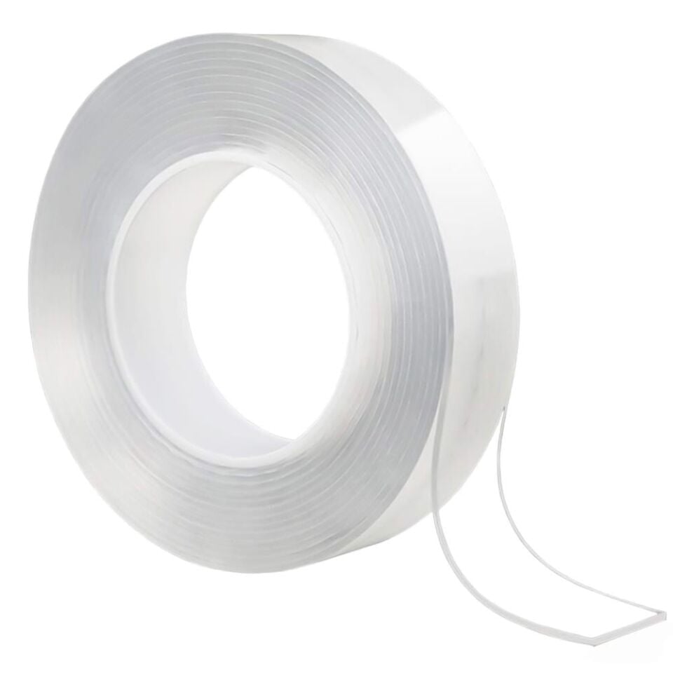Ayt Sunup Nano Teknoloji Yapıştırıcı Çift Taraflı Şeffaf Bant Süer Yapıştırıcı 1 Mm 3 Cm Genişlik 2 Metre