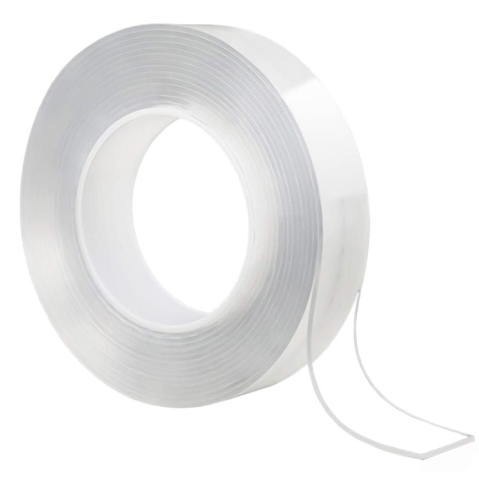 Sunup SN-14654 30Mm 2 Metre Çift Taraflı Nano Teknoloji Süper Yapıştırıcı Şeffaf Bant