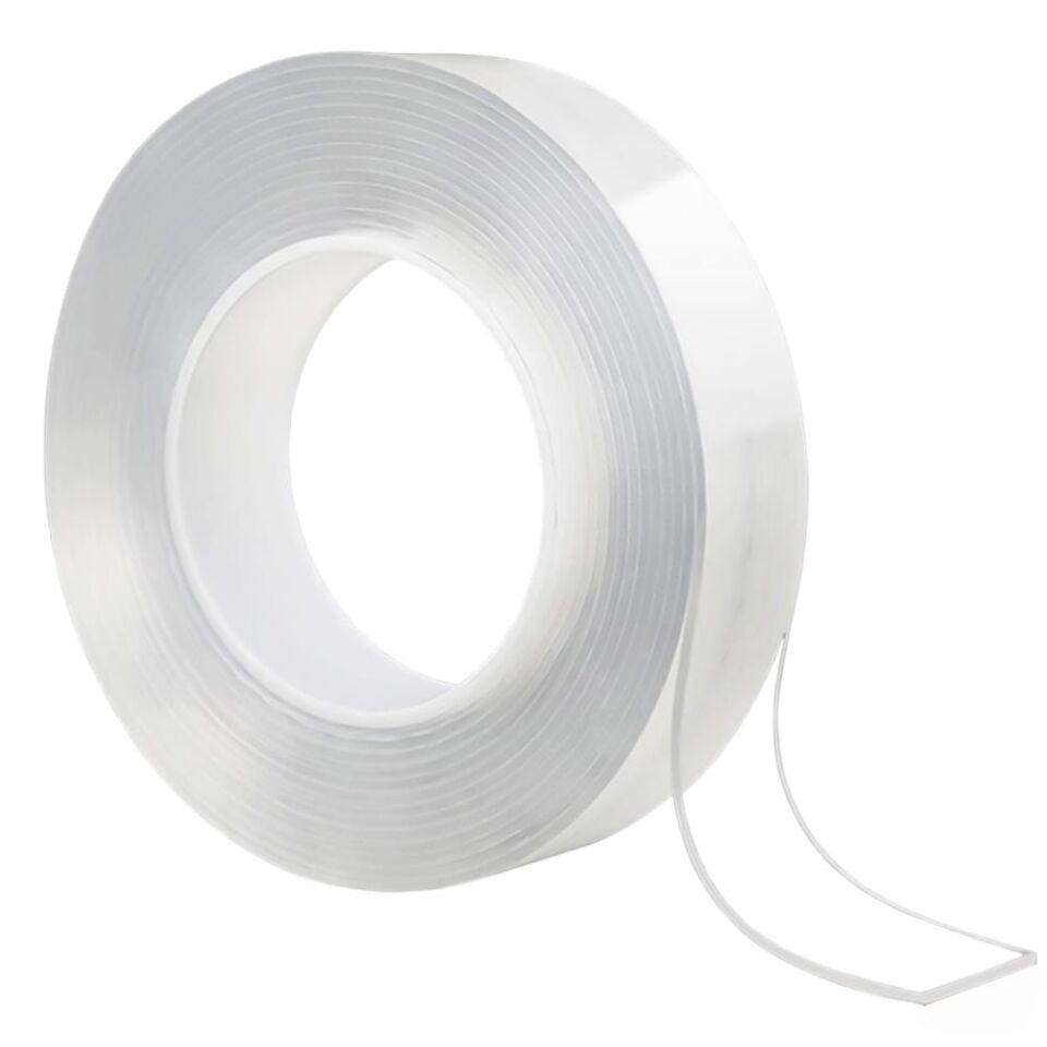 Sunup SN-14654 30Mm 2 Metre Çift Taraflı Nano Teknoloji Süper Yapıştırıcı Şeffaf Bant