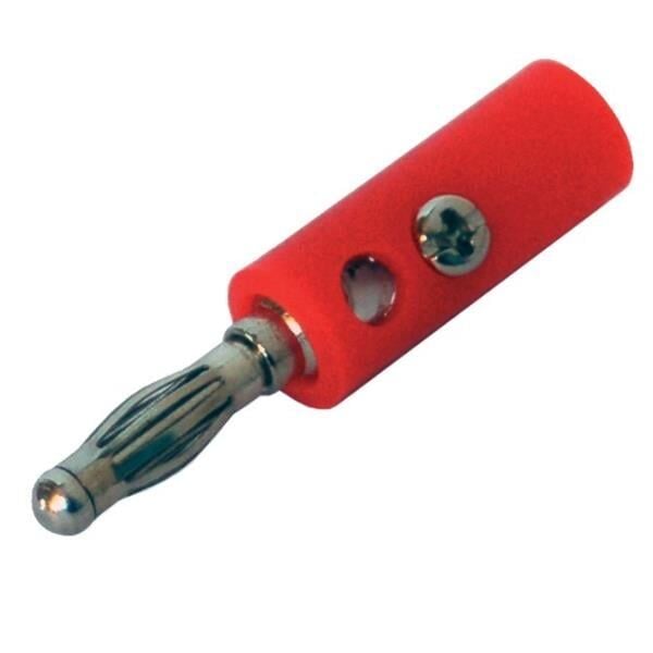 Ayt IC-238A Kırmızı Banan Jack Fiş CX-03 Banan Jak Erkek Fiş Konnektör
