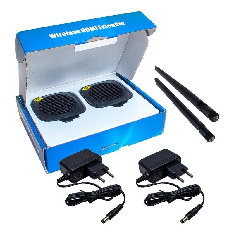 Powermaster PM-19864 5.8G Kablosuz HDMI Görüntü Aktarıcı 50 Metre Wireless Uzatıcı