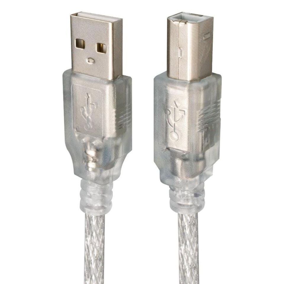 POWERMASTER USB YAZICI KABLOSU 1.5 METRE 2.0V ŞEFFAF POWERMASTER