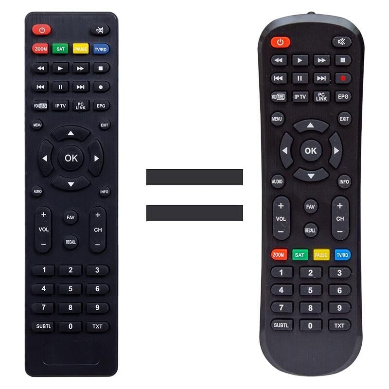 WEKO KR REDLINE TS-100 HD VE T SERİSİ YOUTUBE TUŞLU HD UYDU KUMANDA (3444=3447=34271=13281=16611)