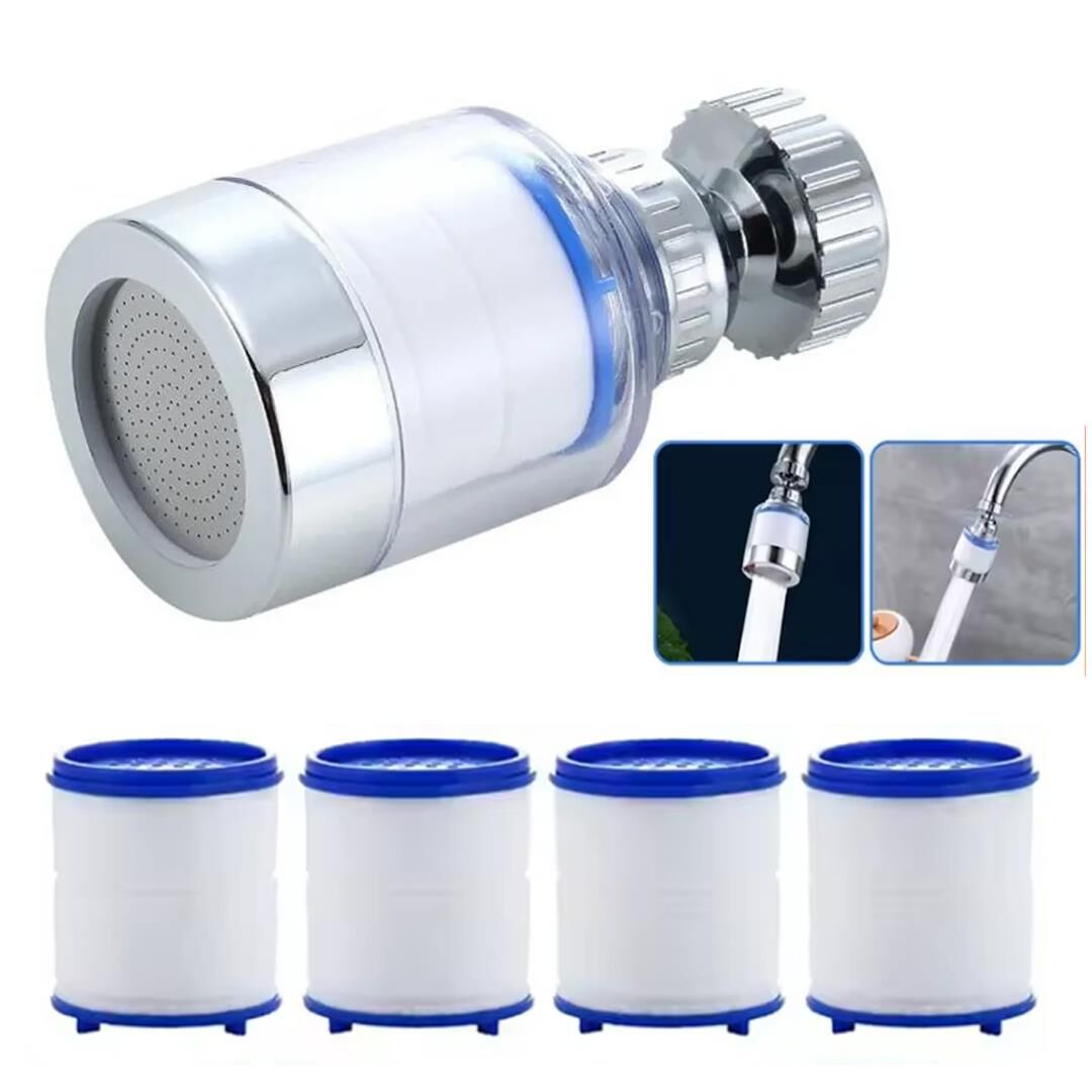 Ayt Sunup SN-27145 Oynar Başlıklı Kireç Önleyici 5 Filtreli Su Tasarruflu Musluk Başlığı Musluk Tayzik Aparatı