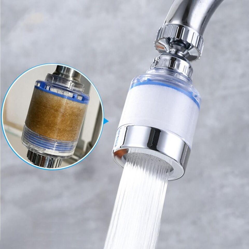 Ayt Sunup SN-27145 Oynar Başlıklı Kireç Önleyici 5 Filtreli Su Tasarruflu Musluk Başlığı Musluk Tayzik Aparatı