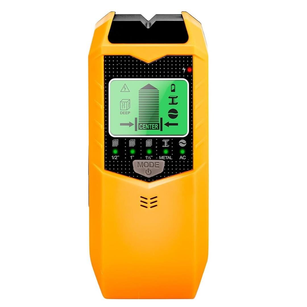 Ayt Powermaster Pm-26593 Profesyonel 5in1 Lcd Ekranlı Çok Fonksiyonlu Saplama Bulucu Duvar Dedektörü Duvar Kablo Demir