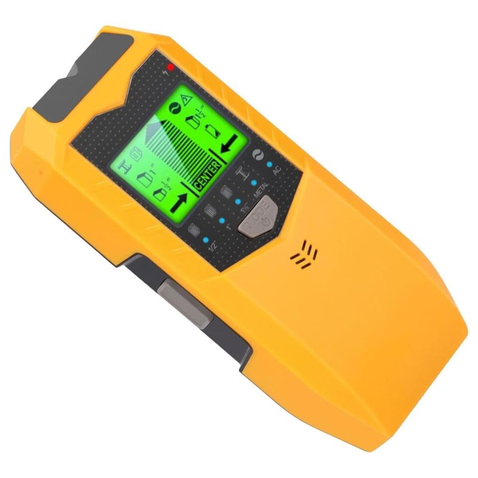 Ayt Powermaster Pm-26593 Profesyonel 5in1 Lcd Ekranlı Çok Fonksiyonlu Saplama Bulucu Duvar Dedektörü Duvar Kablo Demir