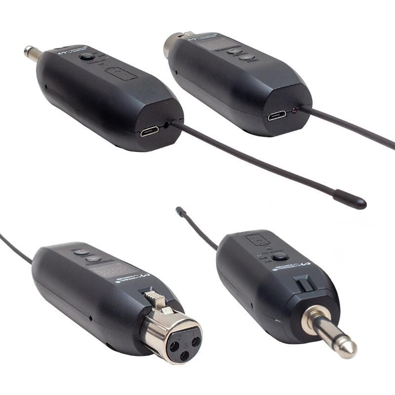 Ayt Magicvoice Mv-19587 Gitar Tip Kablosuz Mikrofon Uhf Kablosuz Verici Müzik Aleti Kablosuza Çevirici