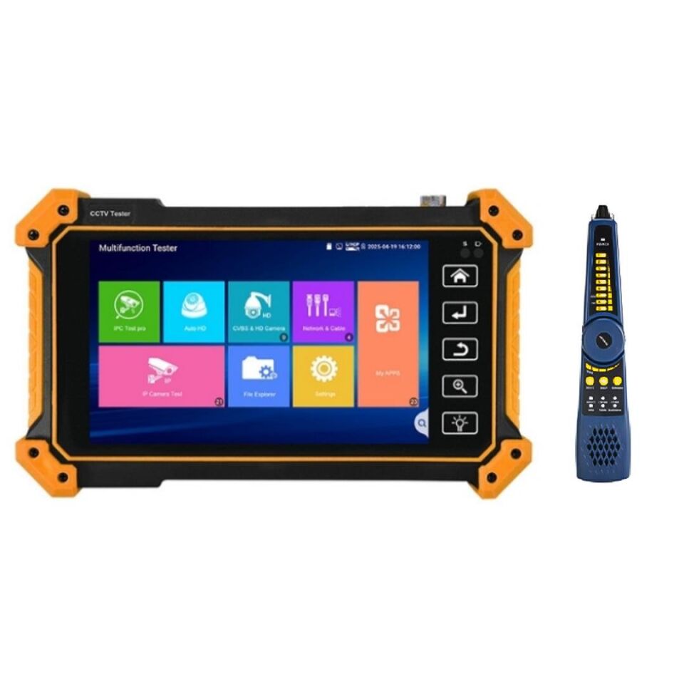 Ayt Novacom NVC-MFV56 IP-HD-TVI-CVI-AHD 5.5 İnç Android 10.0 Oled Ekran 1280x720 CCTV Kamera Test Ayarlanama Cihazı