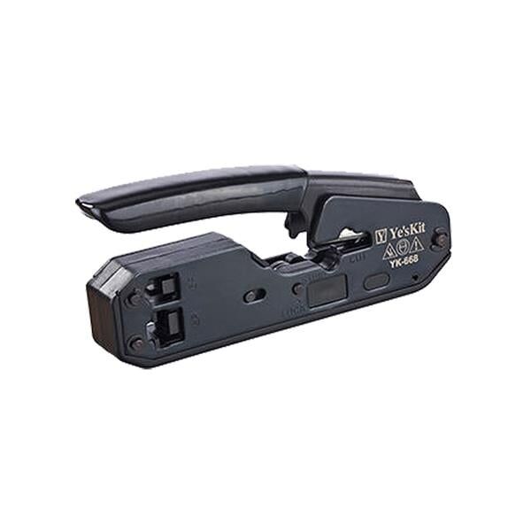 Powermaster YK-668 Çok Fonksiyonlu RJ11 RJ12 RJ45 3İn1 Kablo Kesme - Soyma - Konnektör Çakma Pensesi