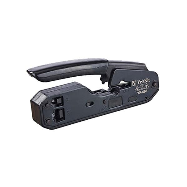 Powermaster YK-668 Çok Fonksiyonlu RJ11 RJ12 RJ45 3İn1 Kablo Kesme - Soyma - Konnektör Çakma Pensesi
