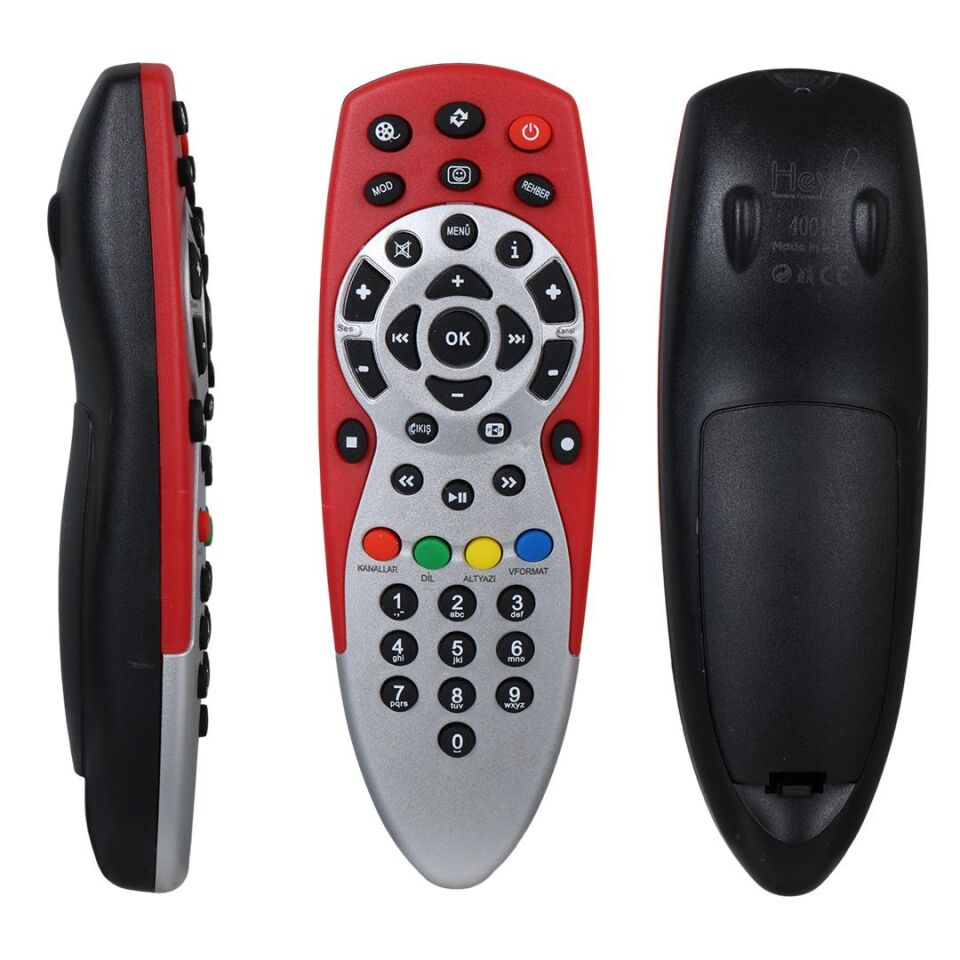 MYTHE KR DIGITURK DT-8003 HD PLUS KIRMIZI UYDU KUMANDASI (256=6617) (40011=256)