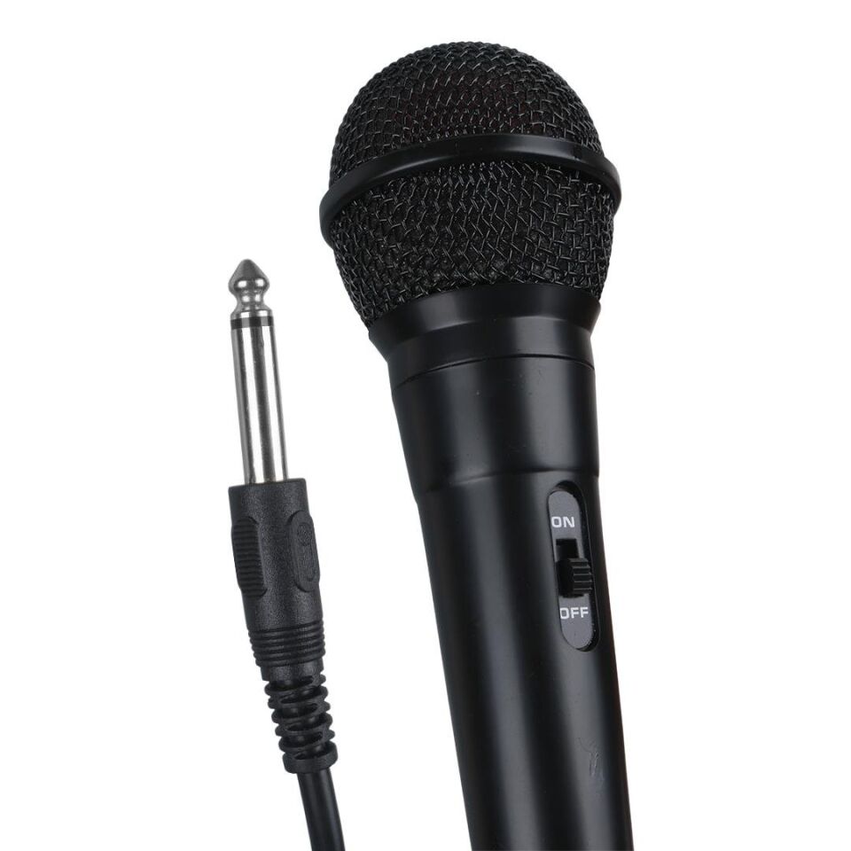 Ayt Magicvoice MV-901 2.5 Metre Kablolu Dinamik El Mikrofonu 6.3 Mm Jack Girişli Mikrofon