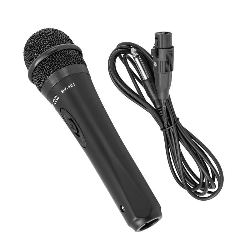 Ayt Magicvoice MV-901 2.5 Metre Kablolu Dinamik El Mikrofonu 6.3 Mm Jack Girişli Mikrofon