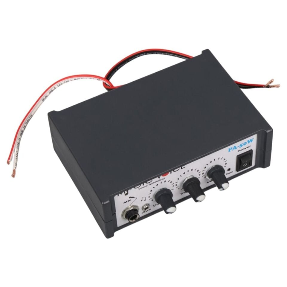 Ayt Magicvoice Mv-2022 12 Volt 50 Watt Mini Pazarcı Anfisi Mini Araç Oto Amfisi