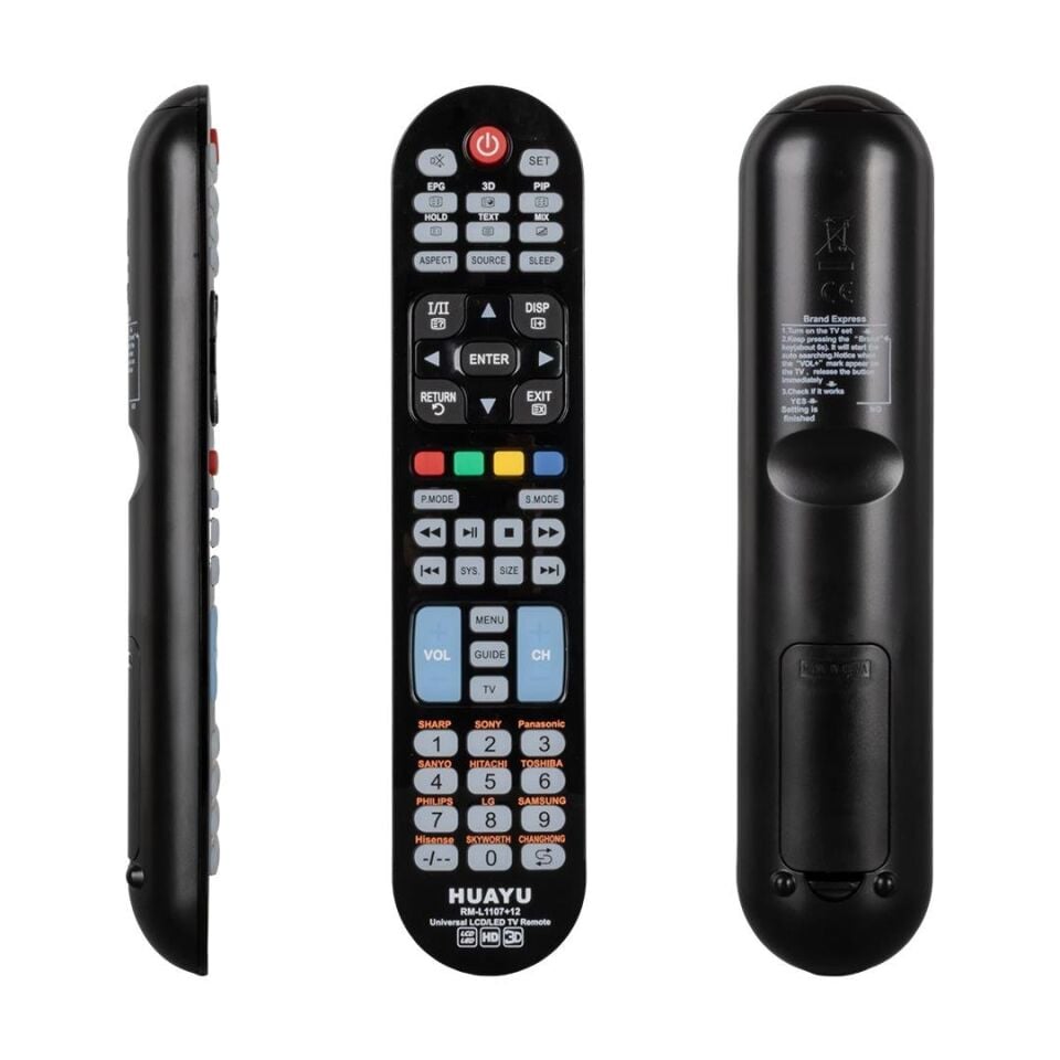Huayu Rm-l1107+8 3D Universal Akıllı Tv Kumandası Lcd Led Tv Kumanda