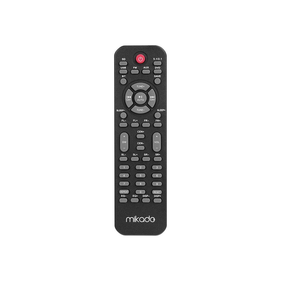 Mikado MD-581BT 110W USB SD FM Radyo Bluetooth Destekli 5+1 Ses Sistemi Sinema Sistemi Hoparlör