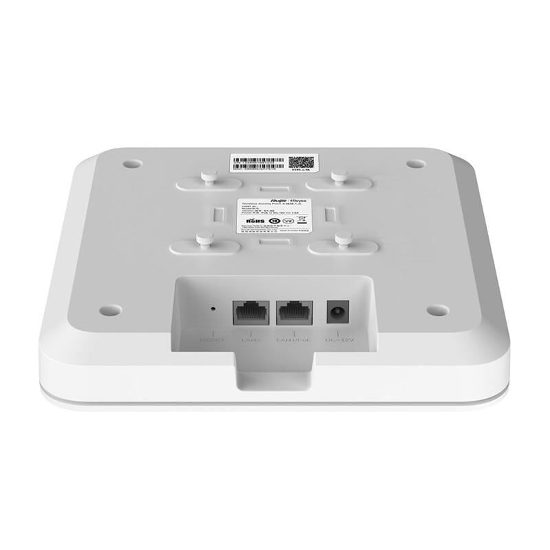 Ruijie Reyee Rg-Rap2260 Ax1800 1775 Mbps Wifi 6 Dual Band İç Ortam Tavan Access Point Router Geniş Alanlar İçin