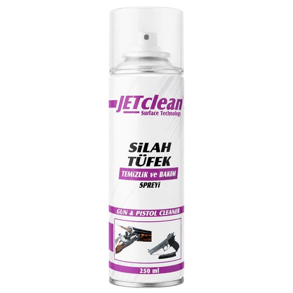 Jetclean 250Ml Si lah Ve Tü fek Temizlik Bakım Spreyi 4'Ü 1 Arada Koruyucu Yağ Ve Pas Sökücü