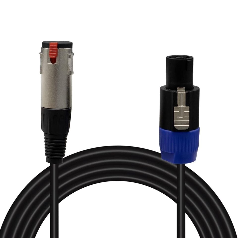 Powermaster Ld384 Specon Erkek Canon Dişi Çevirici Dönüştürücü Kablo 2 Metre Stüdyo Tipi Ses Kablosu