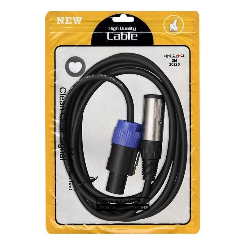 Powermaster Ld384 Specon Erkek Canon Dişi Çevirici Dönüştürücü Kablo 2 Metre Stüdyo Tipi Ses Kablosu