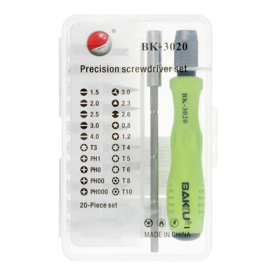 BAKU BK-3020 20IN1 TORNAVİDA SETİ