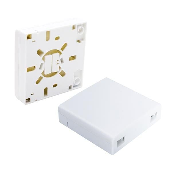 Ayt Fiber Beyaz Bağlantı Kutusu White Box 86x 86x27 Mm Su Geçirmez