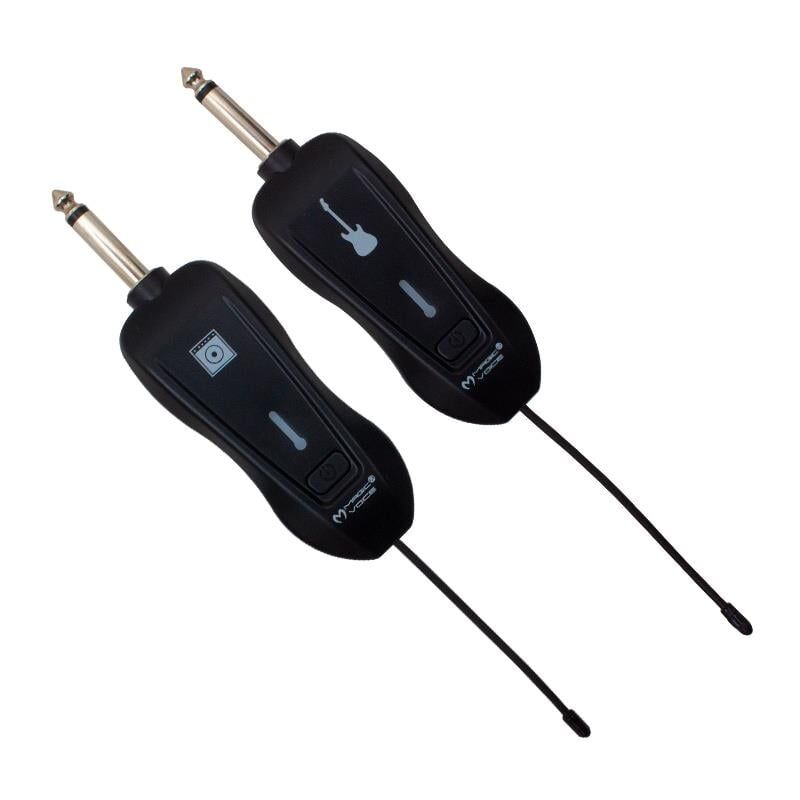 Ayt Magicvoice Mv-19585 Uhf Gitar Tip Kablosuz Mikrofon 6.3mm Kablosuz Gitar Müzik Aleti Cihazı 40 Metre Çekim