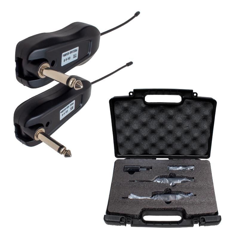 Ayt Magicvoice Mv-19585 Uhf Gitar Tip Kablosuz Mikrofon 6.3mm Kablosuz Gitar Müzik Aleti Cihazı 40 Metre Çekim