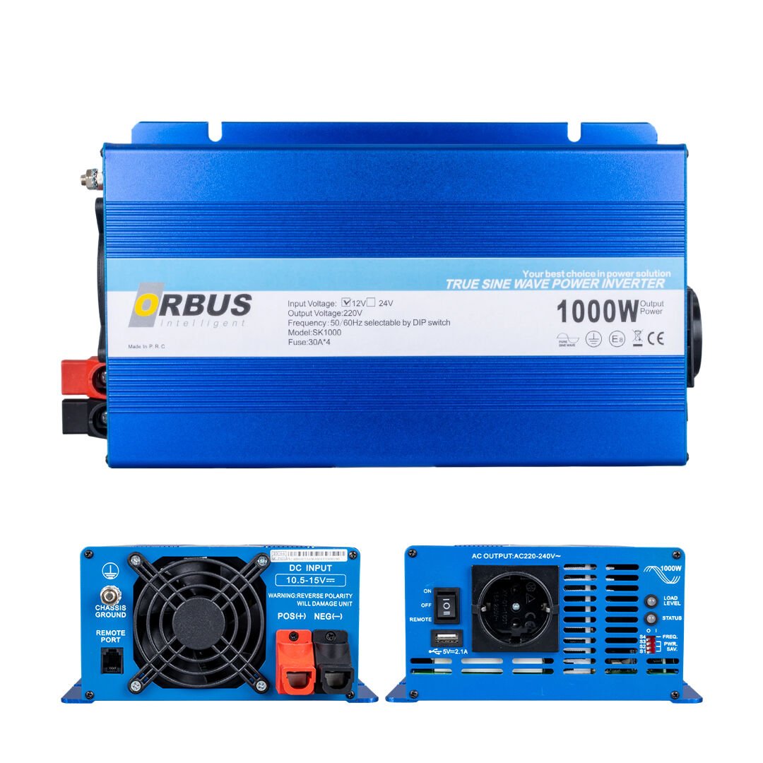 Ayt Orbus 12 Volt 1000 Watt Tam Sinus İnverter 12-220 Dönüştürücü Çevirici