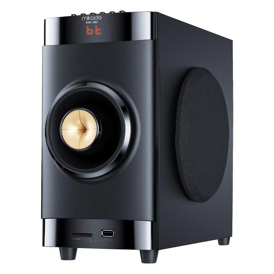 Mikado MD-381BT 40 watt 5+1 Ses Sistemi Usb Sd Kart Fm Radyo Bluetooth Destekli Sinema Sistemi Hoparlör