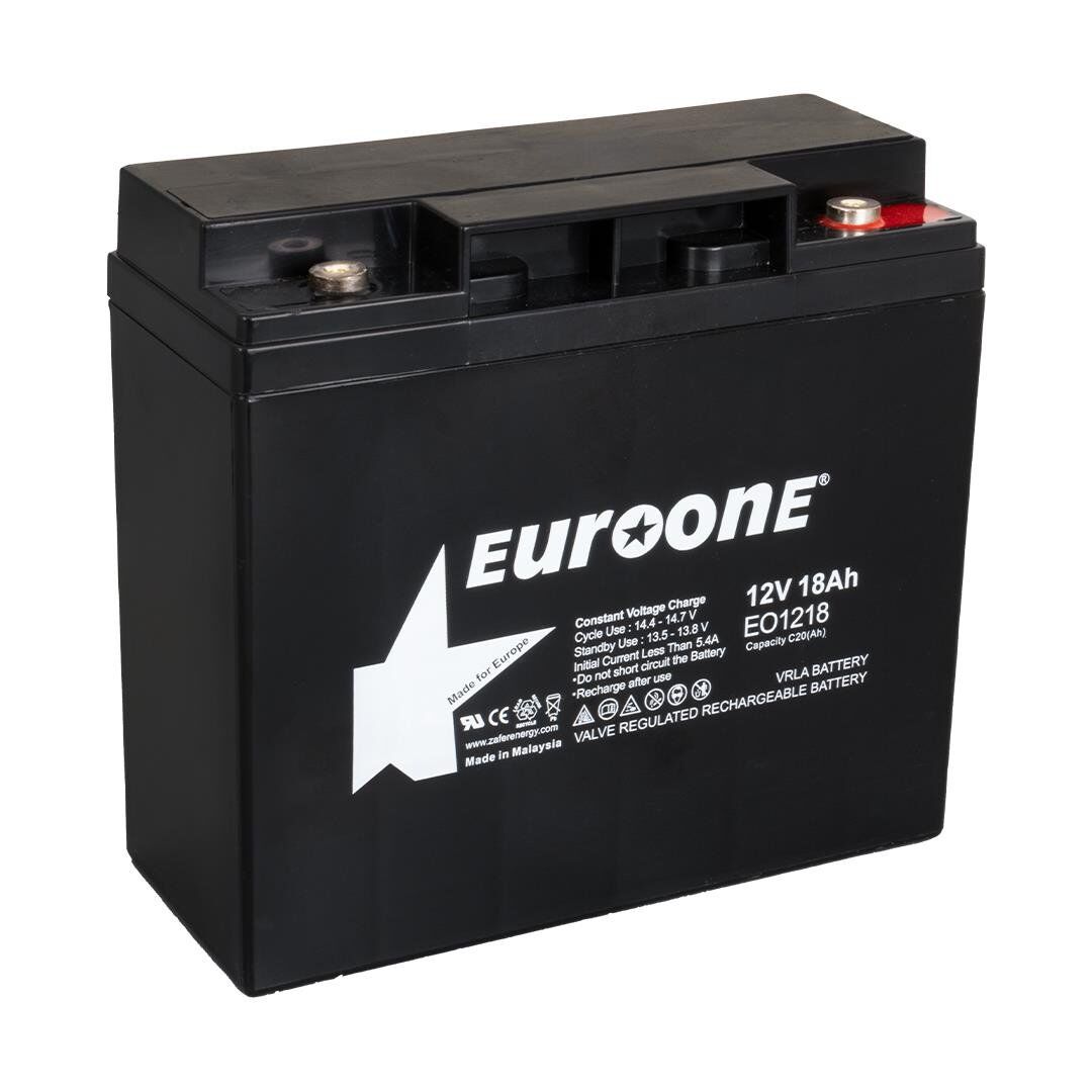Ayt Euroone EO1218 12 Volt 18 Amper Bakımsız Kuru AGM Akü