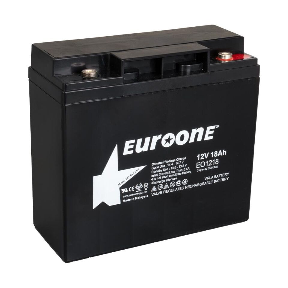 Ayt Euroone EO1218 12 Volt 18 Amper Bakımsız Kuru AGM Akü