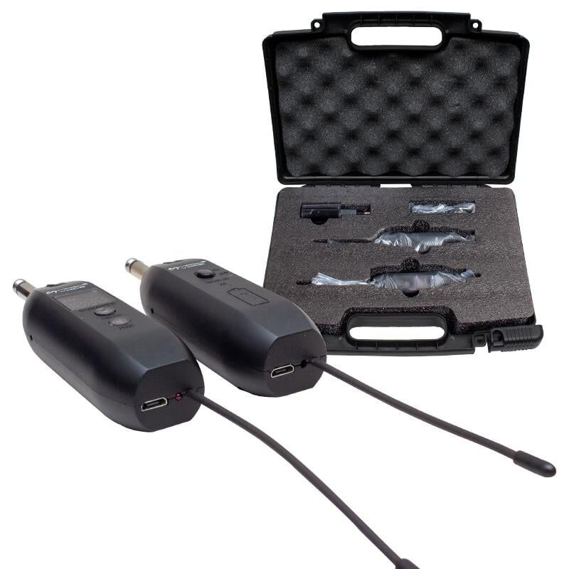 Ayt Magicvoice Mv-19586 Uhf Gitar Tip Kablosuz Mikrofon 6.3mm Kablosuz Gitar Müzik Aleti Cihazı 40 Metre Çekim