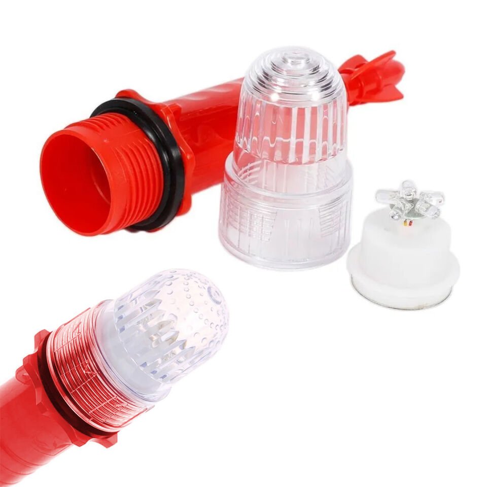 POWERMASTER 5 LEDLİ TEK RENK BALIKÇI FENERİ DOMUZ KOVUCU (2XD PİLLE ÇALIŞIR)
