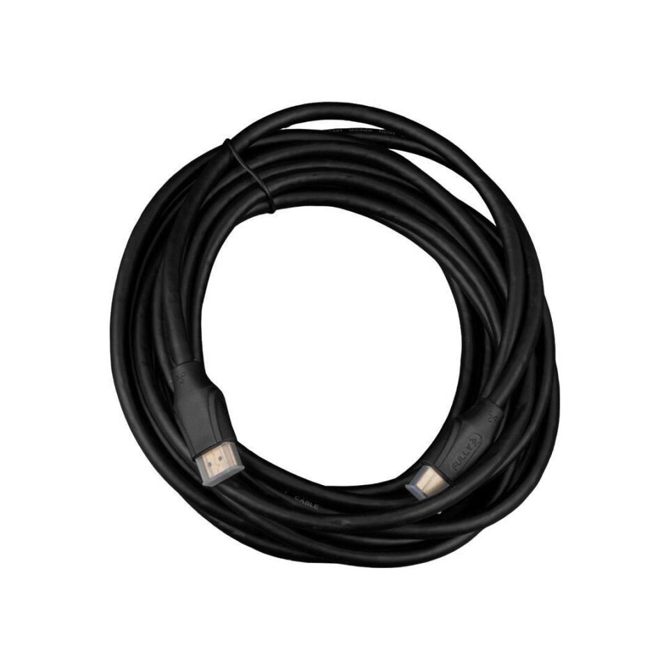 Ayt Fully G-507BS Siyah 19+1 Gold Uç 3 Metre V2.0 3 Metre 4K Hdmı Kablo Pc Bilgisayar Uydu Cihazı Görüntü Kablosu