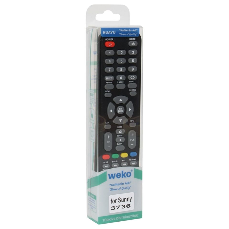 WEKO KL SUNNY 22/NEC007 TRSNLED050231900/TRSNLEDM50231900 LCD LED TV KUMANDA * ONWO 2200-ED0000