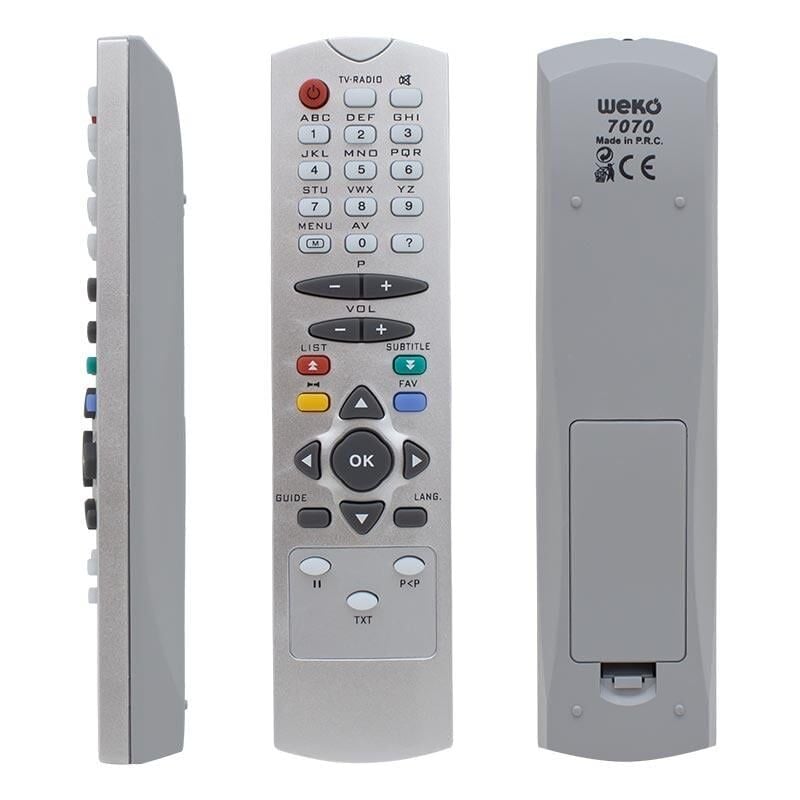 WEKO KR VESTEL TXT-2 4000 KALIP DIGITURK PAUSELİ UYDU KUMANDASI