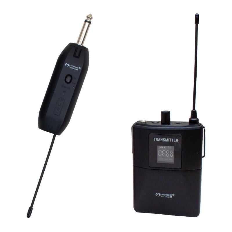 Ayt Magicvoice Mv-19599 UHF Kablosuz Enstrüman Uyumlu Jack Girişli İkili Mikrofon Set