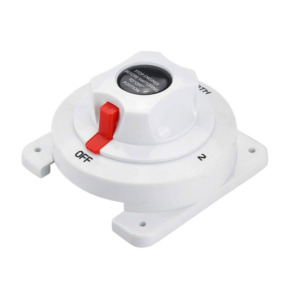 Powermaster Akü Şalteri 175A 3P 12-24V 1+2 Çift Devreli 133 Mm On Off Aç Kapa Şalter Anahtar IC-275B