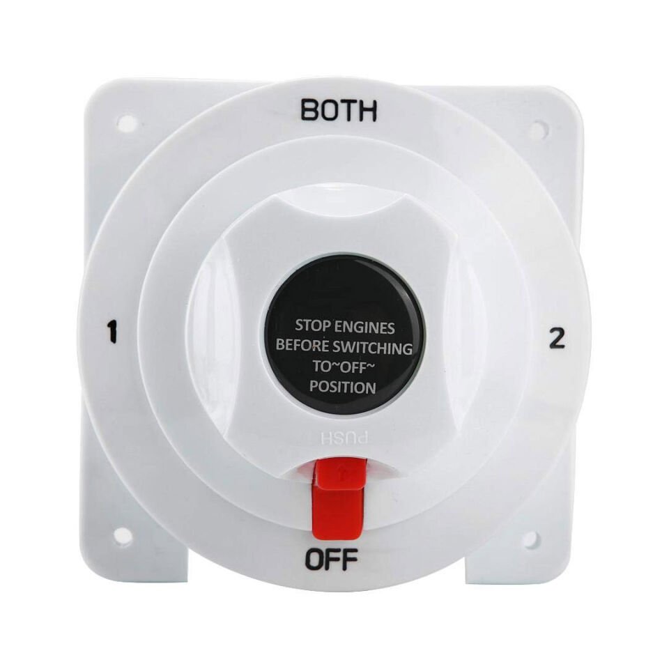 Powermaster Akü Şalteri 175A 3P 12-24V 1+2 Çift Devreli 133 Mm On Off Aç Kapa Şalter Anahtar IC-275B