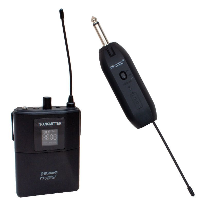 Ayt Magicvoice Mv-19601 Kablosuz Bluetooth Enstrüman Mikrofonu 6.3 Mm Jack Girişli 40 Metre Çekim Mesafesi