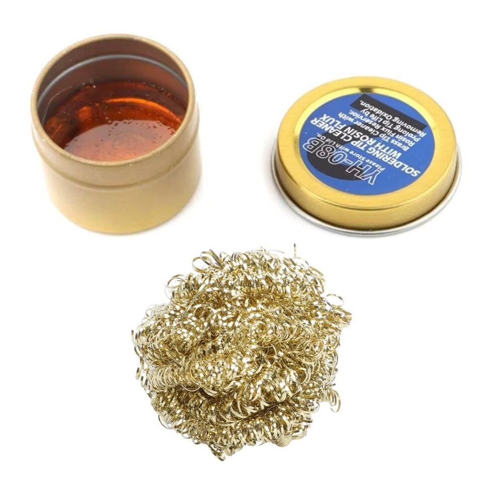 Ayt Powermaster YH-08B Lehim Ucu Temizleme Teli Reçineli Akı Rosin Lehim Havya Ucu Temizleme