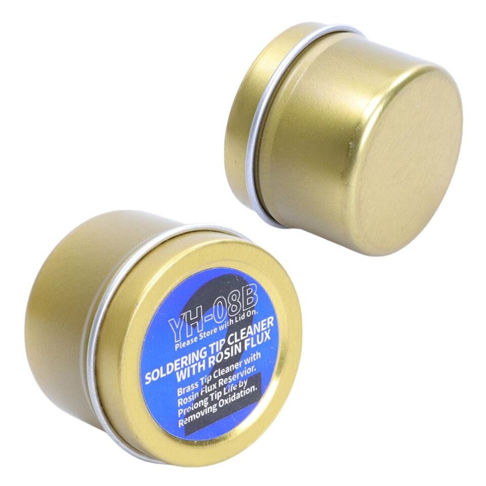 Ayt Powermaster YH-08B Lehim Ucu Temizleme Teli Reçineli Akı Rosin Lehim Havya Ucu Temizleme