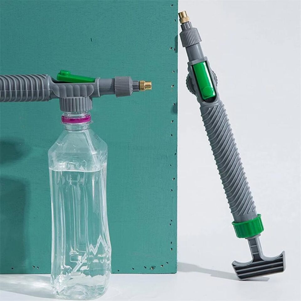 Sunup SN-24910 Ayarlanabilir Basınçlı Su Köpük Püskürtme Başlığı (Tüm Pet Şişelere Uyumlu)