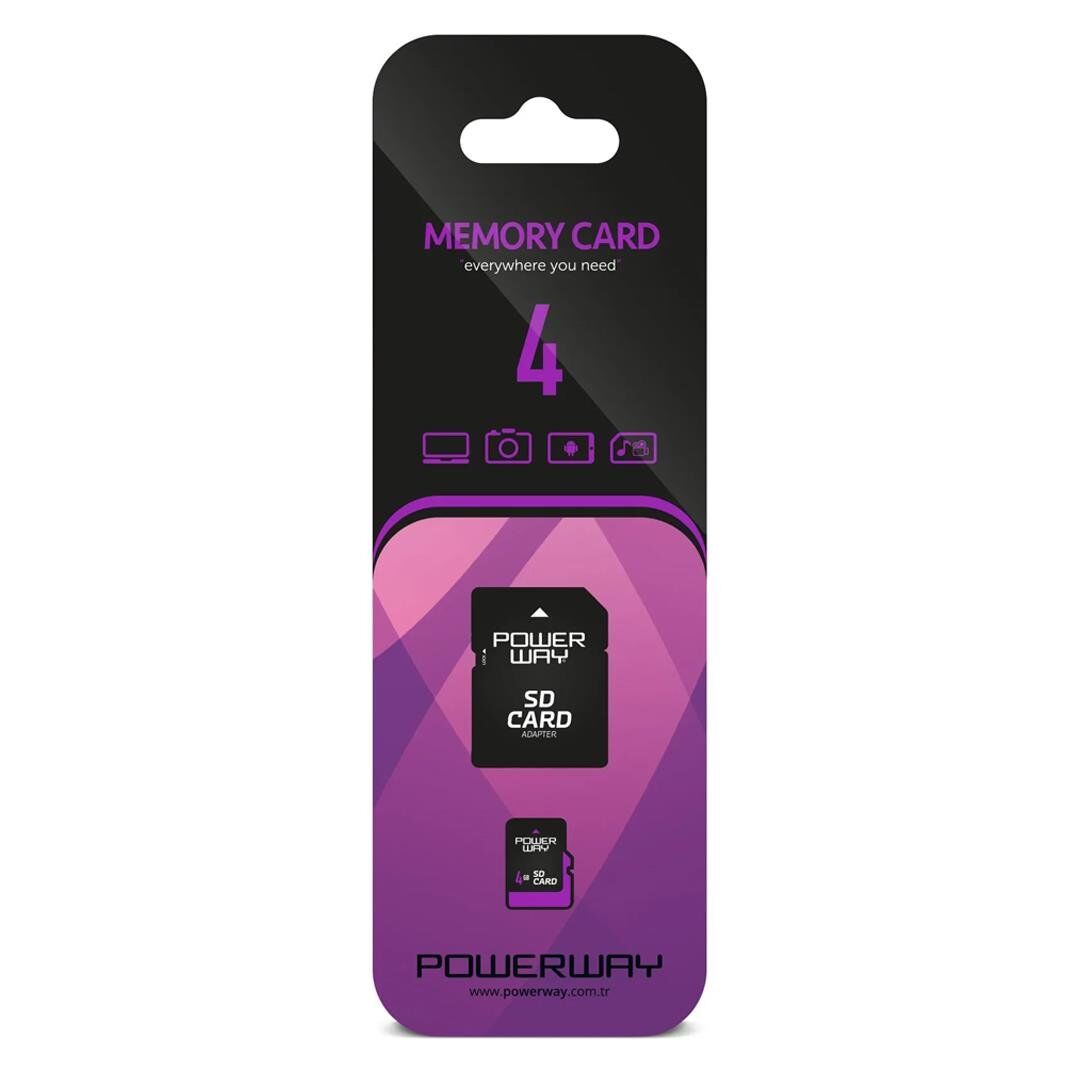 Powerway PWR-4 Micro 4GB Micro SD Hafıza Kartı