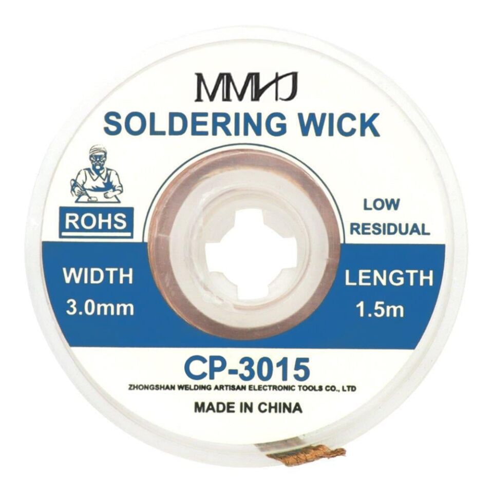 Ayt Powermaster 3.0 Mm 1.5 Metre Lehim Alma Teli Lehim Sökme Temizleme Lehim Gereçleri